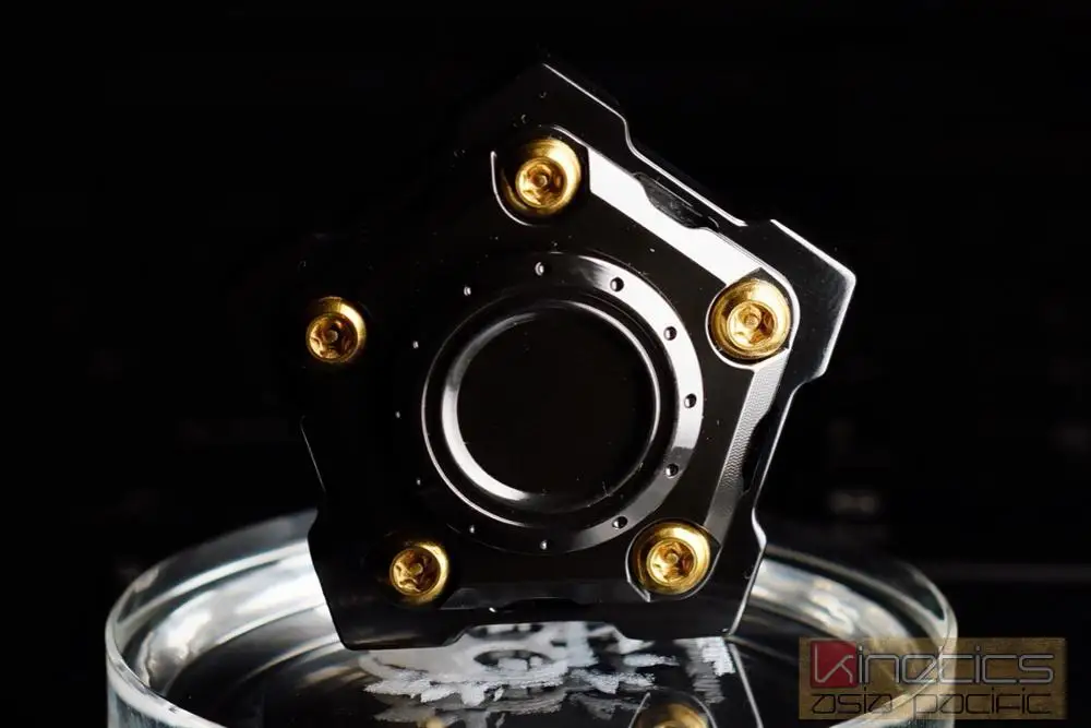 Zirconium ( Black ) Мини пятиугольник циркония(черный) сплав EDC ручной Спиннер металл анти-Тревога игрушка Спиннер для фокуса снимает стресс СДВГ - Цвет: Zirconium ( Black )