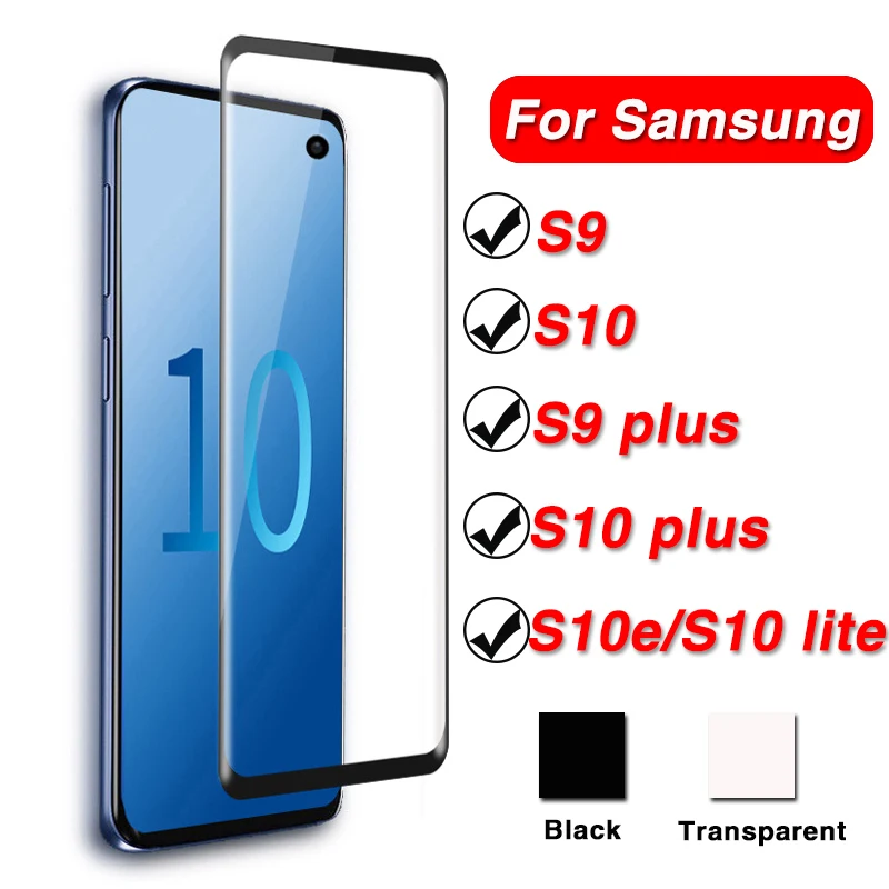 Для samsung Galaxy S10 Plus S10E S8 S9 закаленное стекло для защиты экрана на Note 8 9 S задняя камера объектив защитная пленка полное покрытие