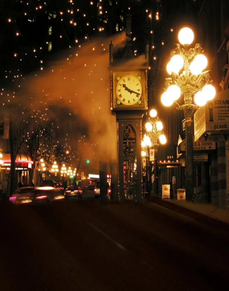 Фон для фотосъемки с изображением фонарей в городском стиле 5 х7 футов |