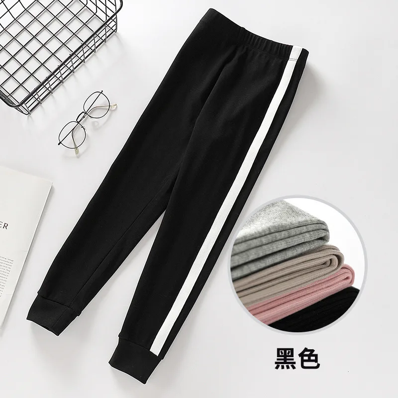 

2021 New Korean Girls Leggings Autumn Small Children's Leggings Warm Pants Cotton Outer Wear Children's Pants