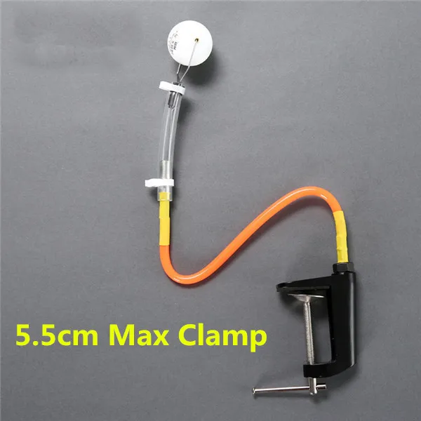 55mm Clamp Size Huieson Модернизированный 7,5 см регулируемый размер зажима для настольного тенниса учебный робот для пинг-понга, тренировочный тренажер, аксессуары для настольного тенниса - Цвет: 55mm Clamp Size