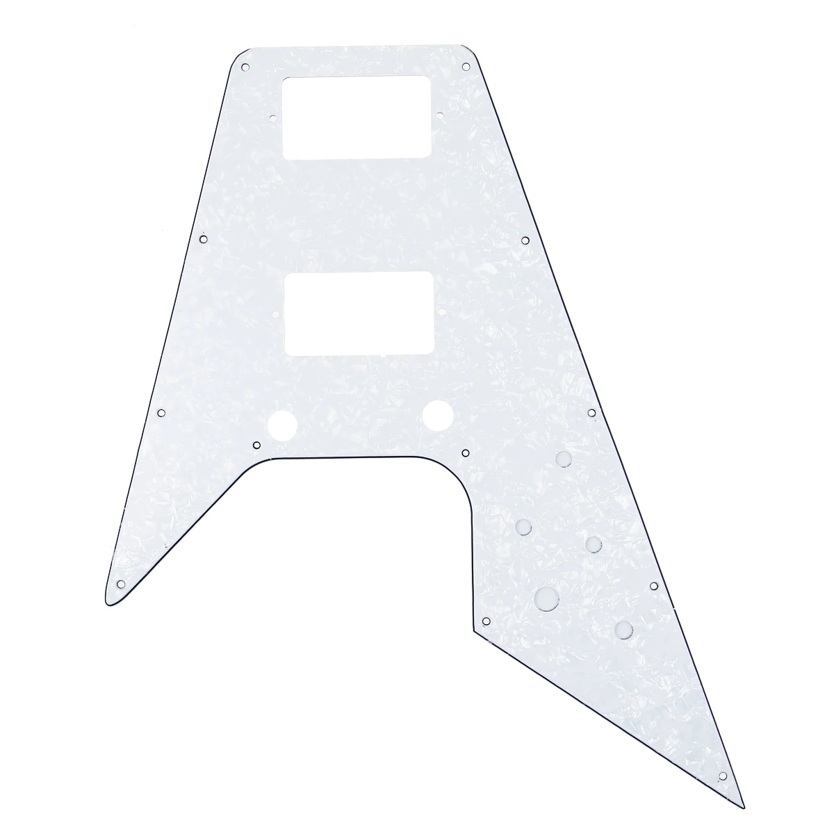 Запасная накладка Pickguard для серии 67 Gibson Flying V White Pearl|Детали и аксессуары гитар| |