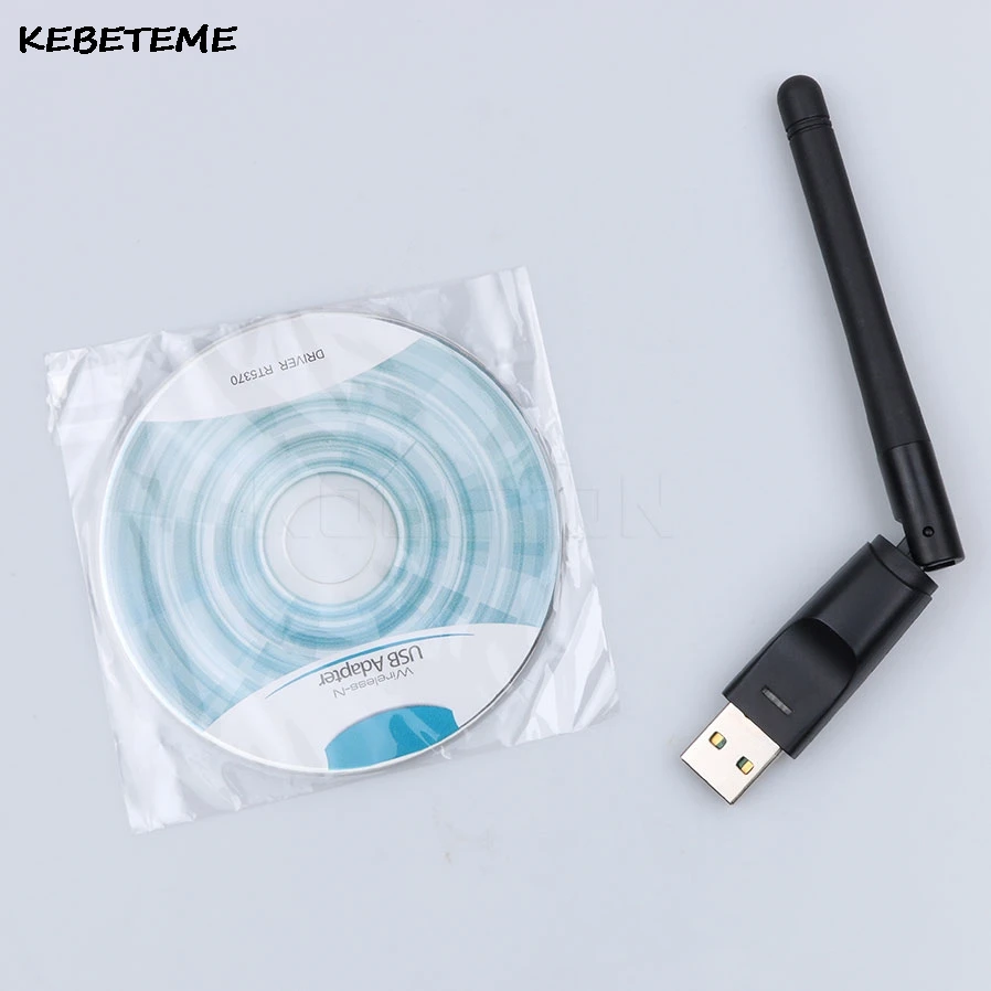KEBETEME Ralink RT5370 150 Мбит/с USB 2 0 WiFi беспроводная сетевая карта 802 11 b/g/n LAN адаптер для Windows