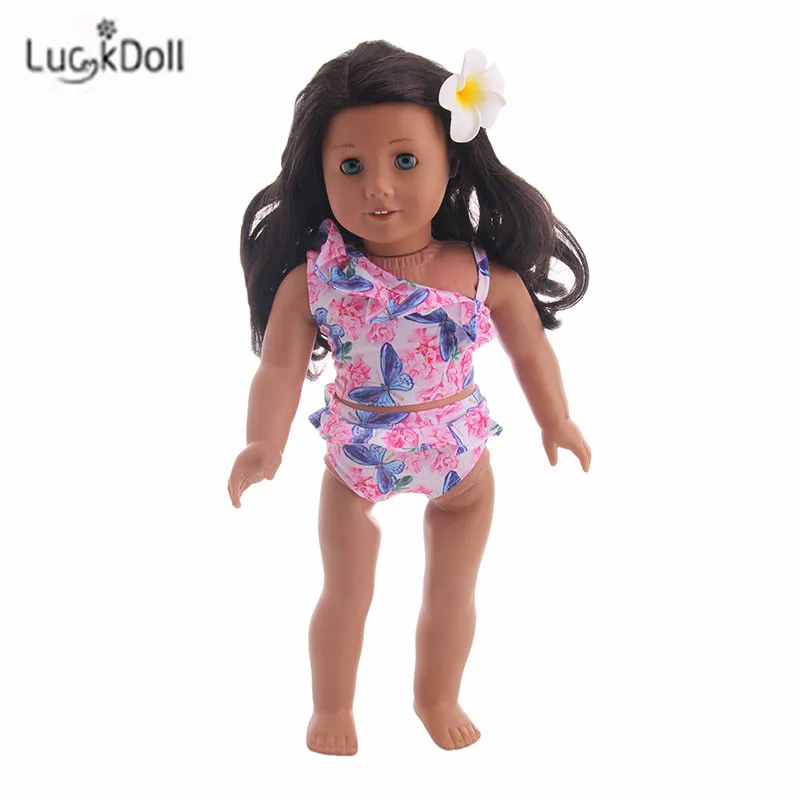 Модный Купальник LUCKDOLL размер 18 дюймов американский 43 см Детская кукла аксессуары