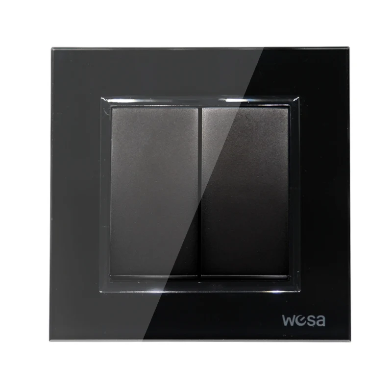 Новый дизайн 2019 года настенный выключатель европейского стандарта роскошное