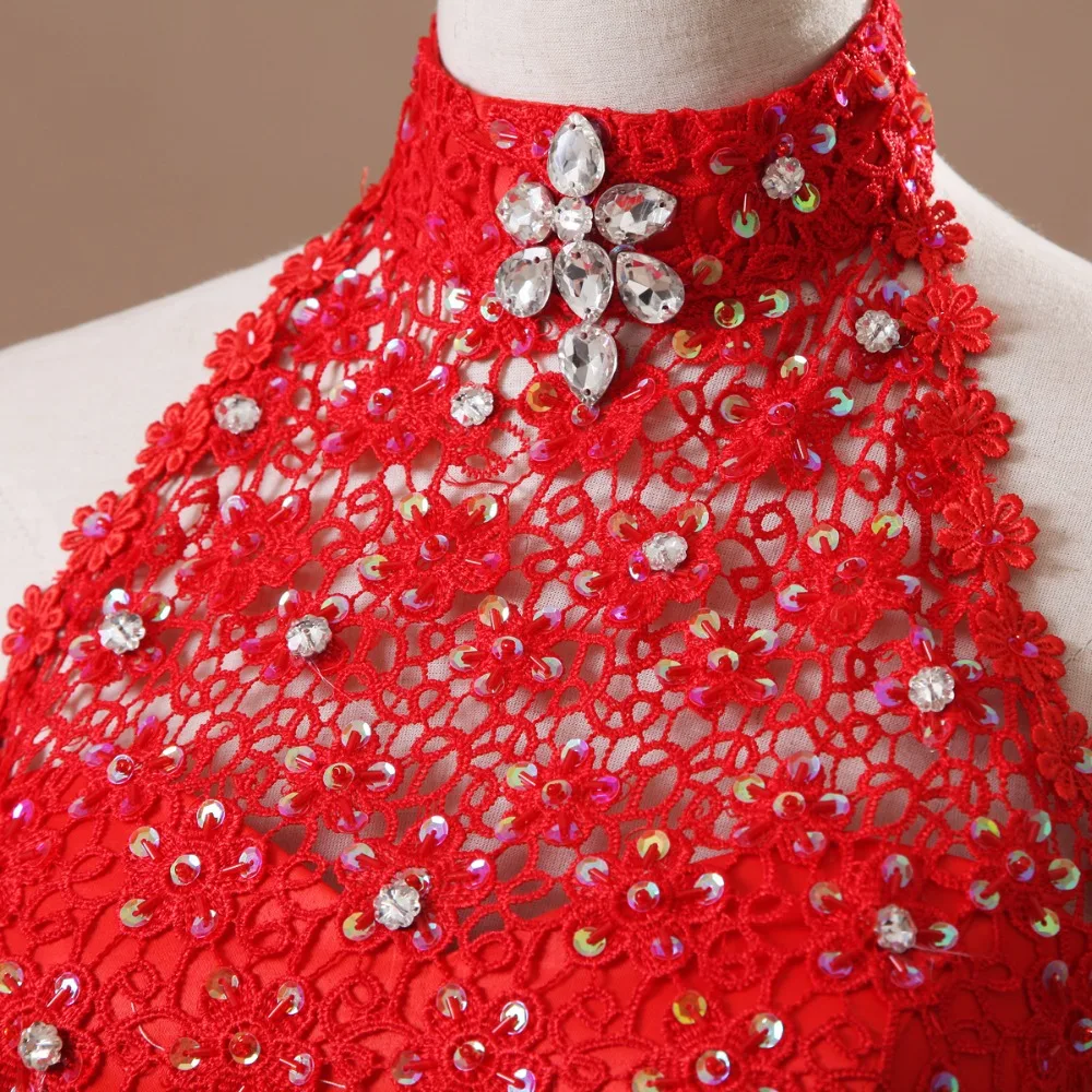 Vestidos de quince anos бальное платье из тюля с бусинами красный корсет кружевное лямкой