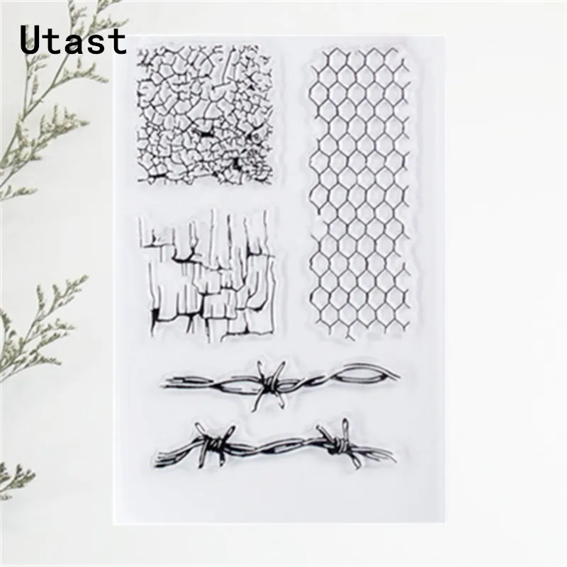 Прозрачные силиконовые штампы с сотовой веревкой/прозрачный резиновый штамп для