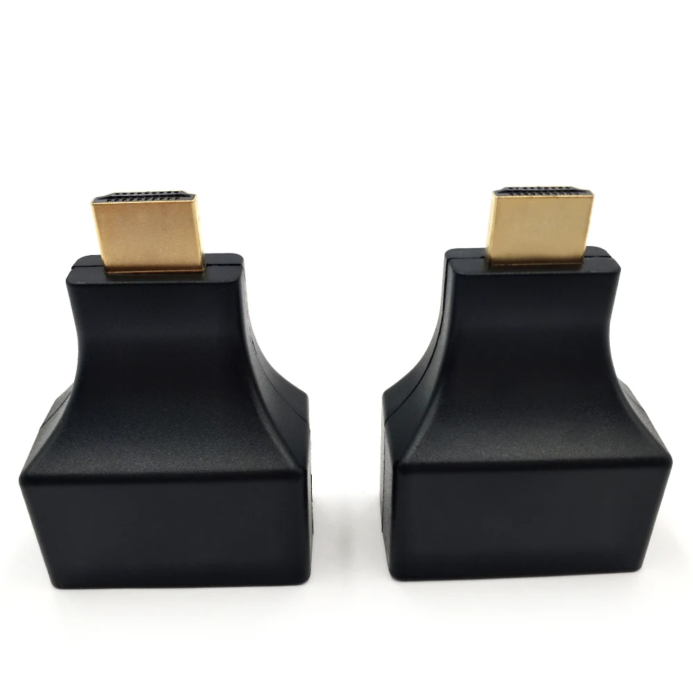 DANSPEED 1 пара HDMI по RJ45 CAT5/CAT6 LAN Ethernet ретранслятор кабель удлинитель 1080p HD 3D |