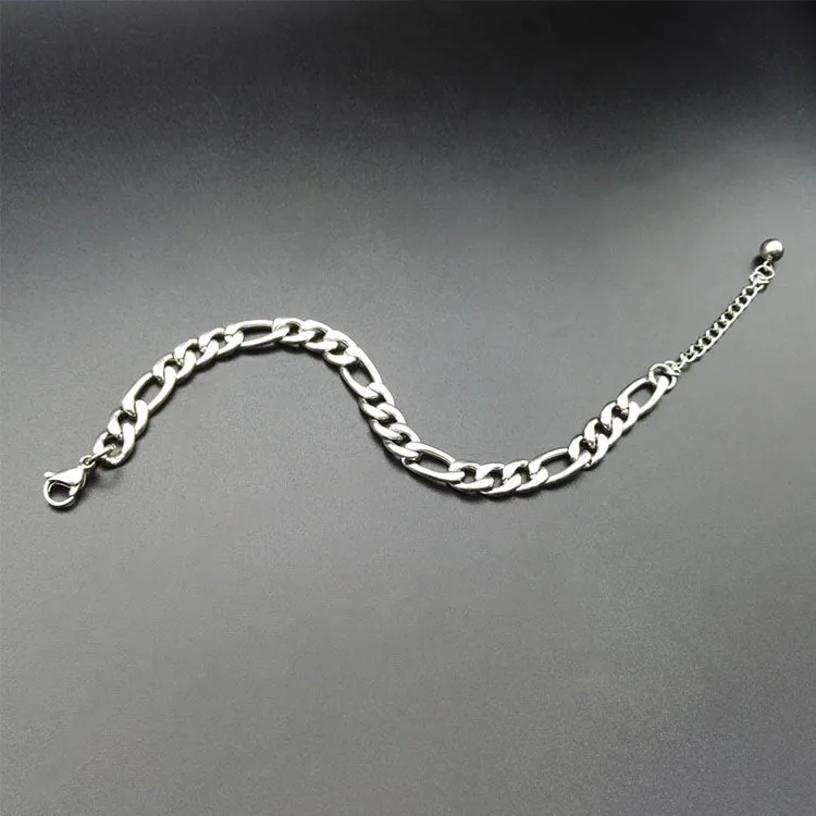 Браслет мужской из нержавеющей стали в панк-стиле ширина 5/7/9 мм Подарочный