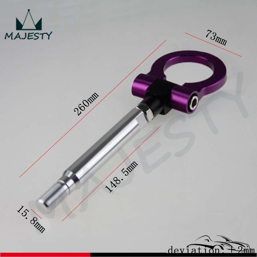 1 шт. алюминиевый гоночный буксировочный крюк кольцо подходит для Toyota GT86 Scion FRS Su *