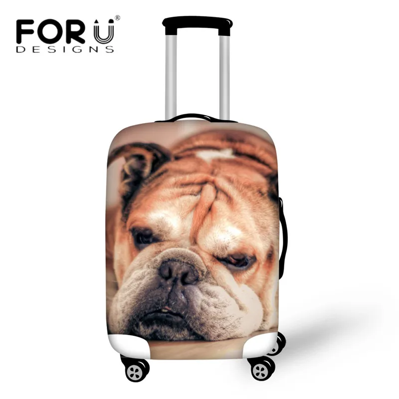FORUDESIGNS, 3D Schnauzer, водонепроницаемый чехол для багажа, защитные пылезащитные Чехлы для собак, животных, Дорожный чемодан, чехол для 18-30 дюймов, чехлы - Цвет: H6118