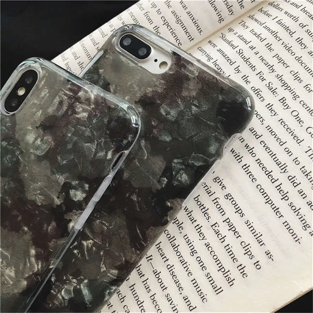 Подходит для Iphone 66s 6p 78 8p x Xs Xr Xsmax простой персональный камуфляжный чехол телефона