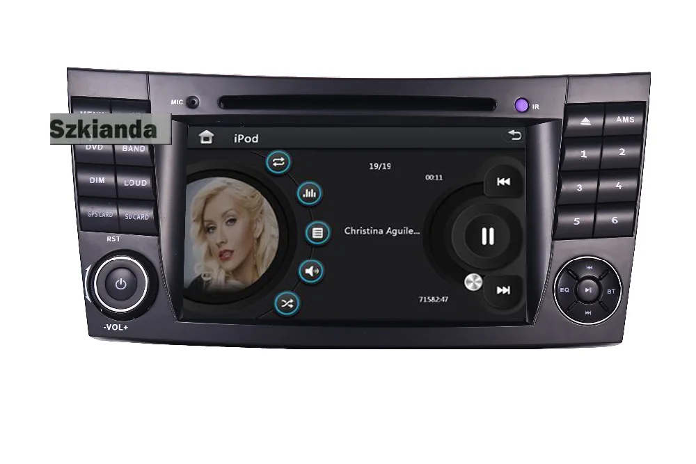 " сенсорный автомобильный dvd-плеер с экраном для Mercedes Benz E-Class E200 E220 E300 W211 E320 с gps Bluetooth Радио RDS USB SD Canbus карта