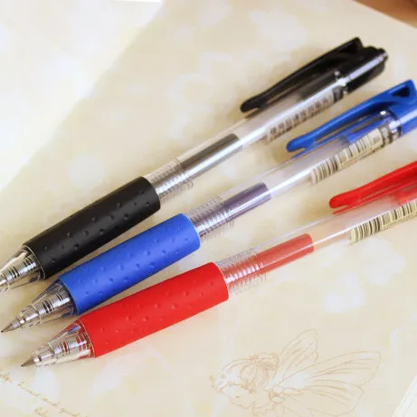 

12pcs Supplies Press the pen gel pen 0.5mm ultra-smooth writing fluency free shipping