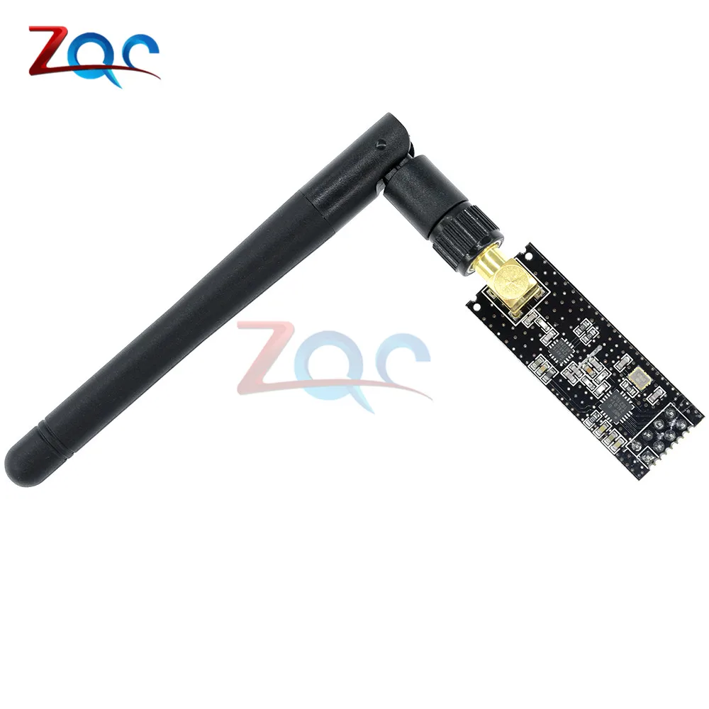 Беспроводной приемопередатчик 2 4G NRF24L01 + PA LNA SMA модуль микроконтроллера для