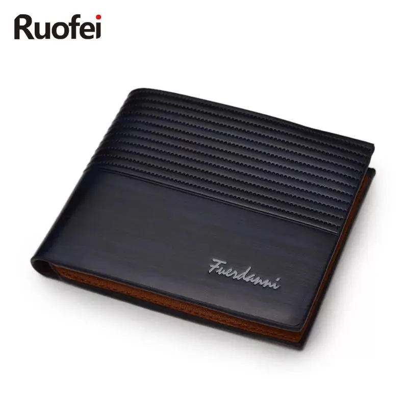 

New top Vintage Men Leather Brand Luxury Wallet Short Slim Male Purses Money Clip Credit Card Dollar Price Portomonee Carteria