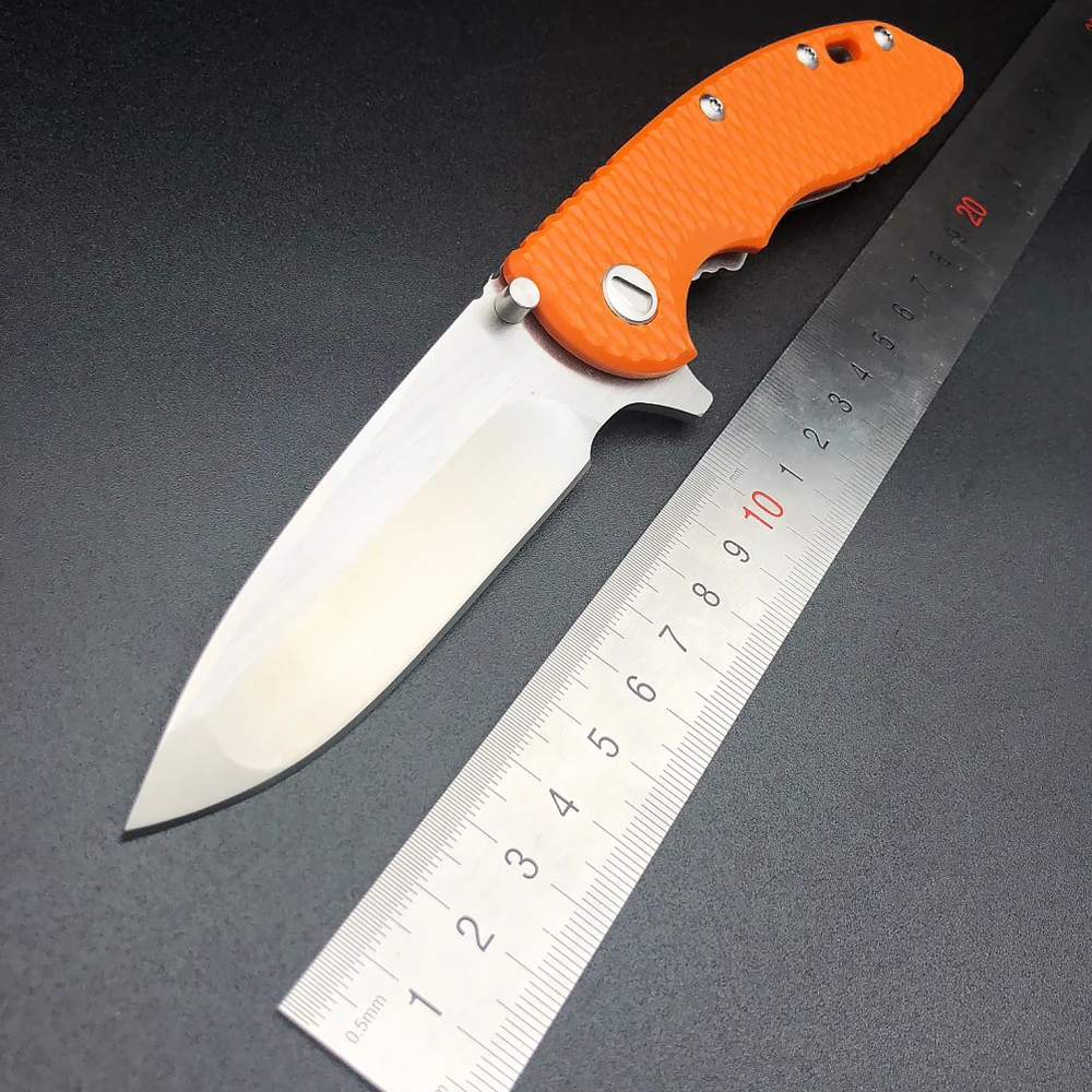 Складной нож ZZSQ с шариковым подшипником и ручкой G10 CTS/HP карманный кухонный для