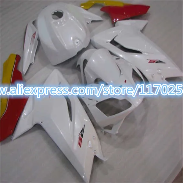 

Полный комплект обтекателей для мотоцикла, Новинка для Aprilia RS125 2006 2007 2008 2009 2010 2011, пластиковые вставки красного и белого цветов