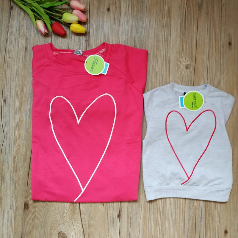Футболка для всей семьи Одинаковая одежда с принтом мамы и дочки сына Camisetas