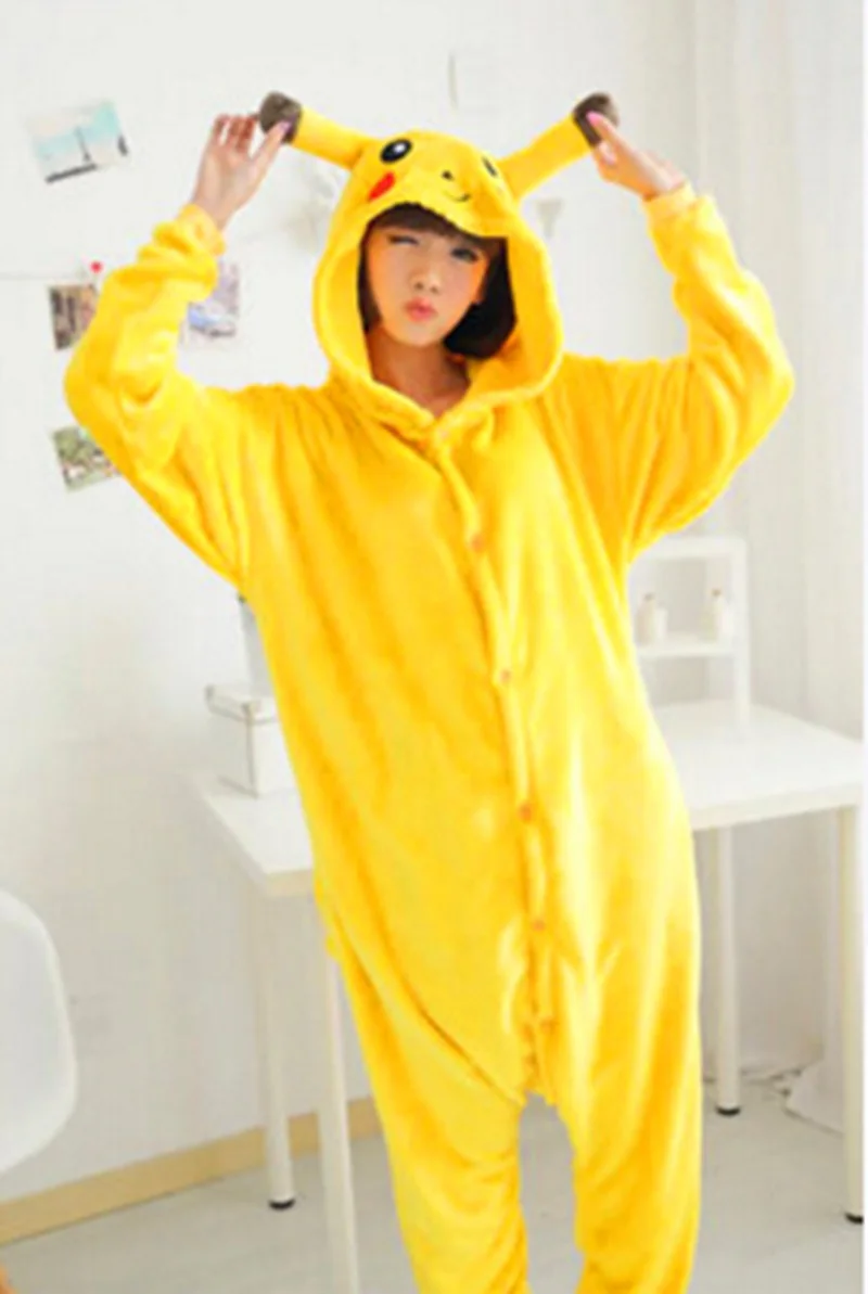 Последний вид комбинезона пижамы pocket monster Pikachu pajamas|forme| |