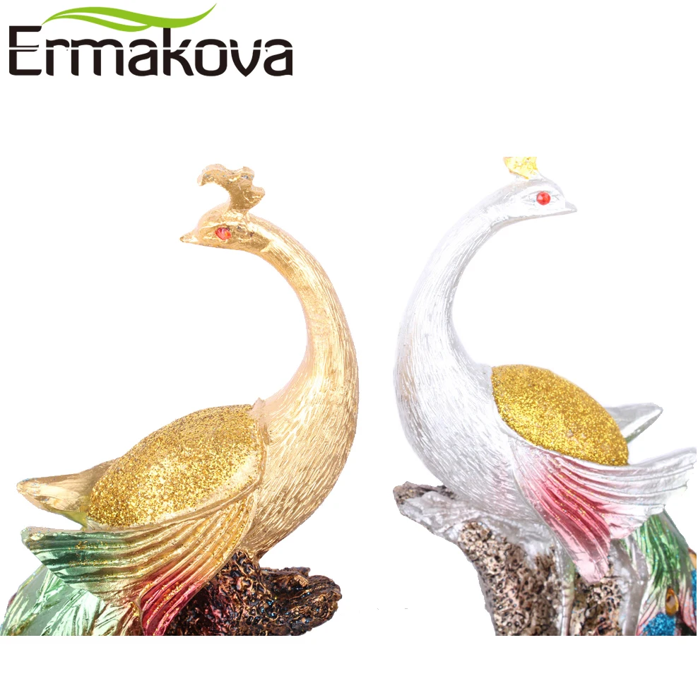 Ермакова 42 см (16 5 &quot) высота статуя Феникса из смолы красочная птица чудо-Феникс