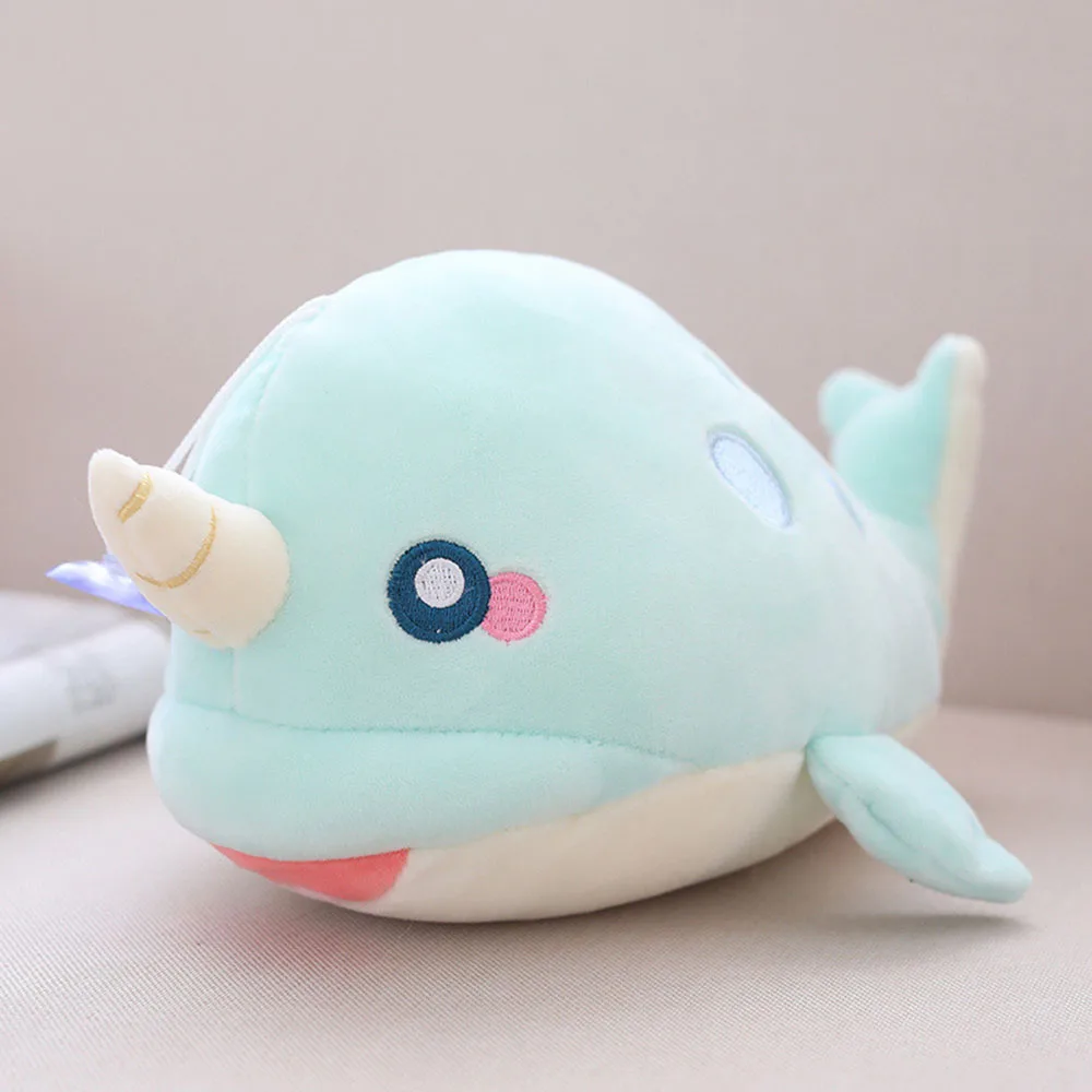 Kawaii милые Narwhal плюшевые игрушки ткань кукла кит мягкие животные куклы дети