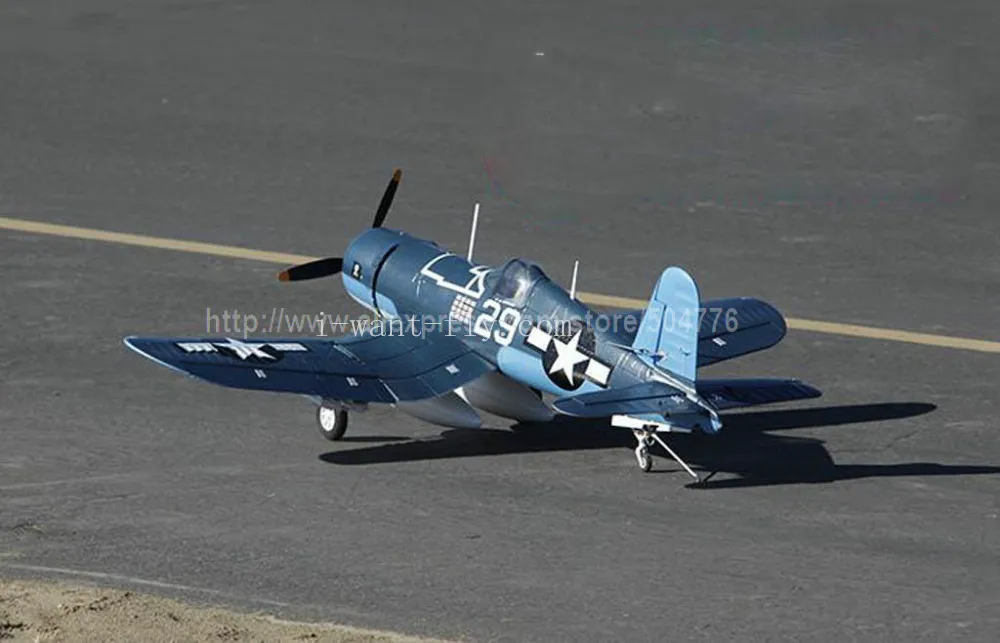 Версия PNP F4U Corsair размах крыльев на радиоуправлении 1200 мм со складным крыльем и