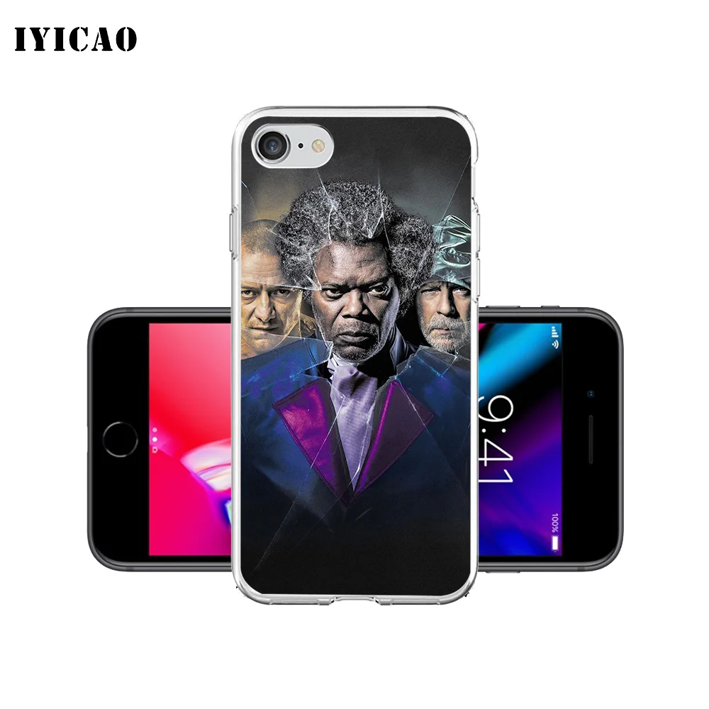 IYICAO стеклянный Мягкий силиконовый чехол для iPhone X XR XS MAX 6 6s 7 8 Plus 5 5S SE TPU | Мобильные