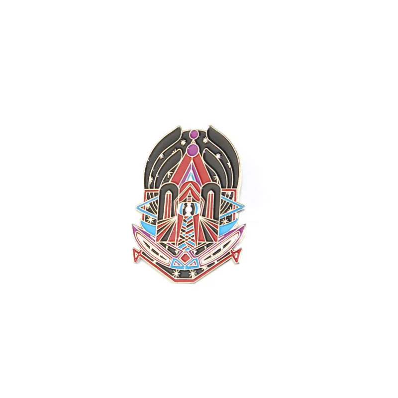 

Factory direct 3D badge hot sale painted metal badge k200305