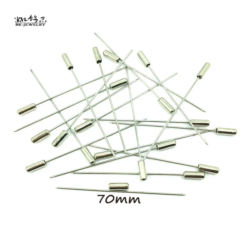 50pcs 70mm Length Brooch Pins Hijab Muslim Brooches DIY Scarf Women Safety | Украшения и аксессуары