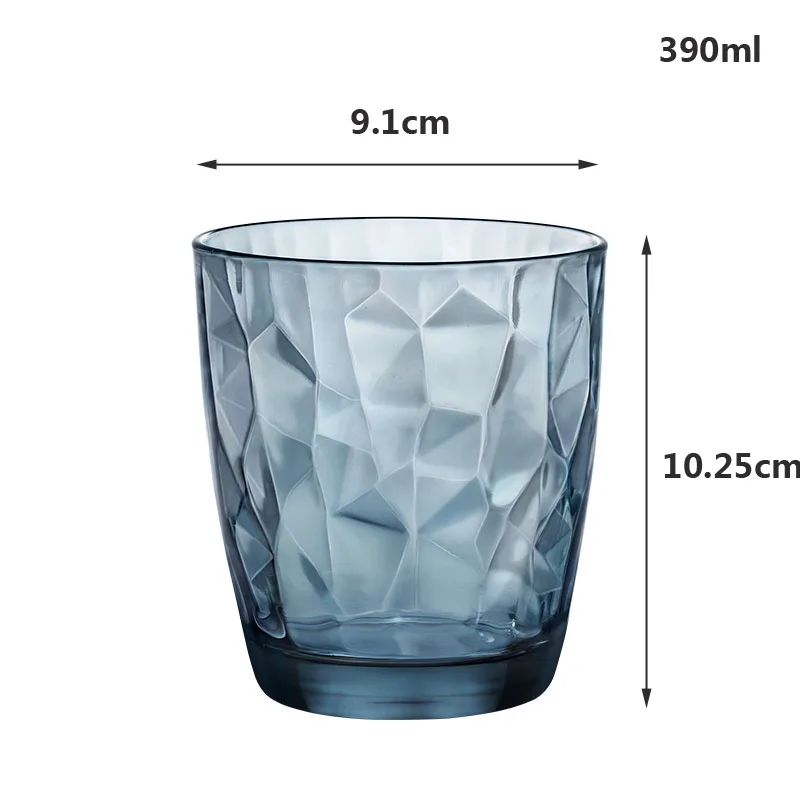 1pcs 390ml Термостойкие бессвинцовые Хрустальные чашки Красочный стеклянный Кубок виски пивной бокал es винный Кубок креативный бар отель свадебные Питьевая Посуда - Цвет: 1pcs 390ml