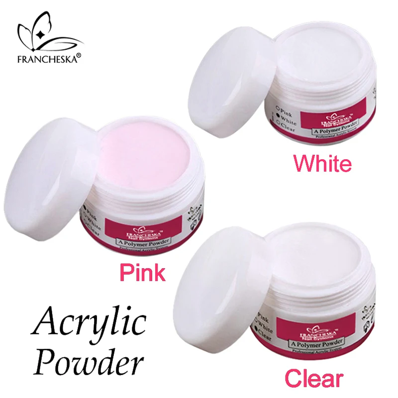 Francheska акрил 120 мл акриловая пудра для нейл-арта likit monomer unas acrilicas nails acrilico nail порошок акриловый гель acrilico - Цвет: 15ml Acrylic P-3pcs