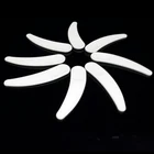 10 шт.лот мини Косметическая лопатка одноразовая изогнутая ложка макияжная маска Крем Ложка для макияжа аксессуары для лица