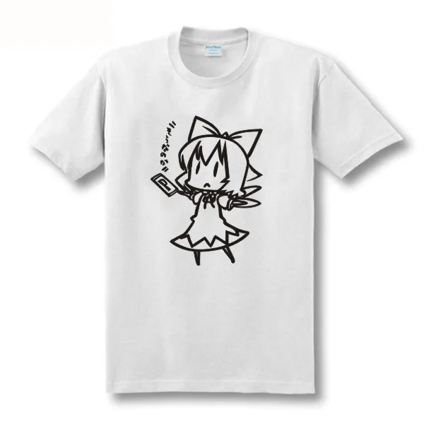 Новый стиль линейный Рисунок Touhou Project Cirno ZUNSOFT ZUN sitcoms одежда для пары Мужская