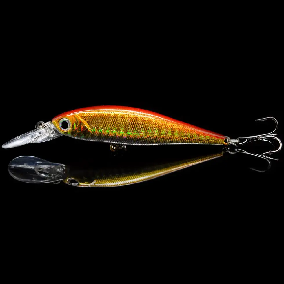 

10pcs 10g 11.5cm Plastic Fishing Lure Fit Artificial Hard Tackle Minnow with 3D Eyes and Steel Ball