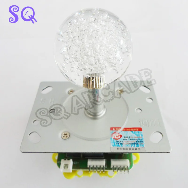 4 шт. новейший аркадный светодиодный джойстик с 45 мм хрустальным шариком Топ