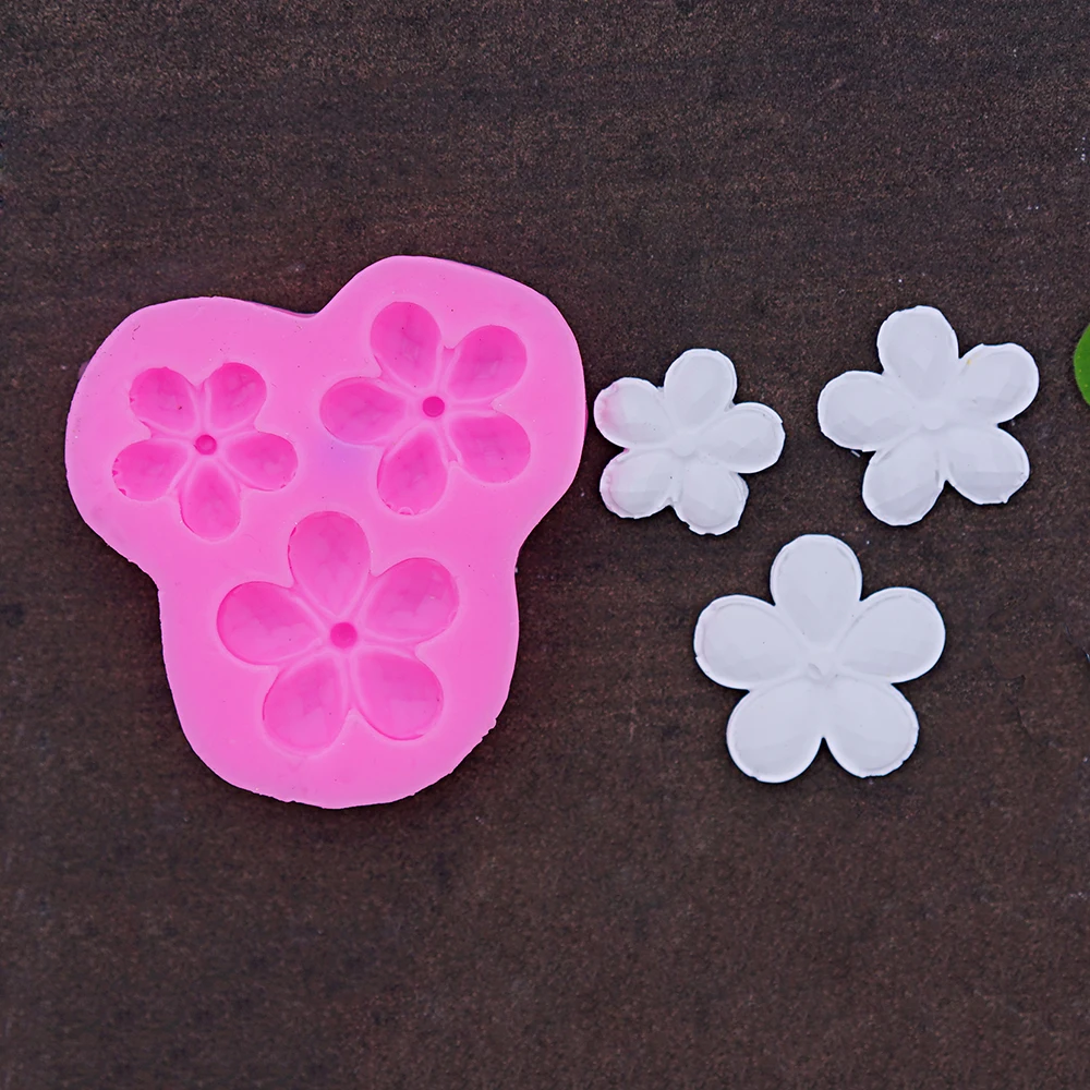 Flower Fondant Silicone Mold Cake Decorating Tools Confeitaria molde de silicone Sugarcraft Biscuit Cookie Chocolate | Дом и сад