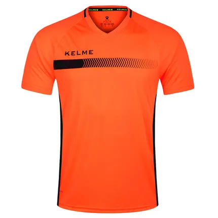 KELME аутентичная футбольная одежда с коротким рукавом на заказ для мужчин соревнования тренировочный костюм Джерси K16Z2003 - Цвет: Orange