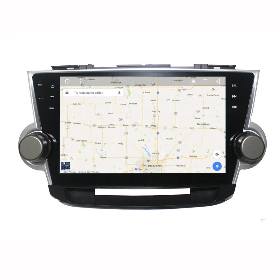 Автомагнитола Asvegen мультимедийный DVD плеер с GPS навигацией Android 7 1 для Toyota high Lander