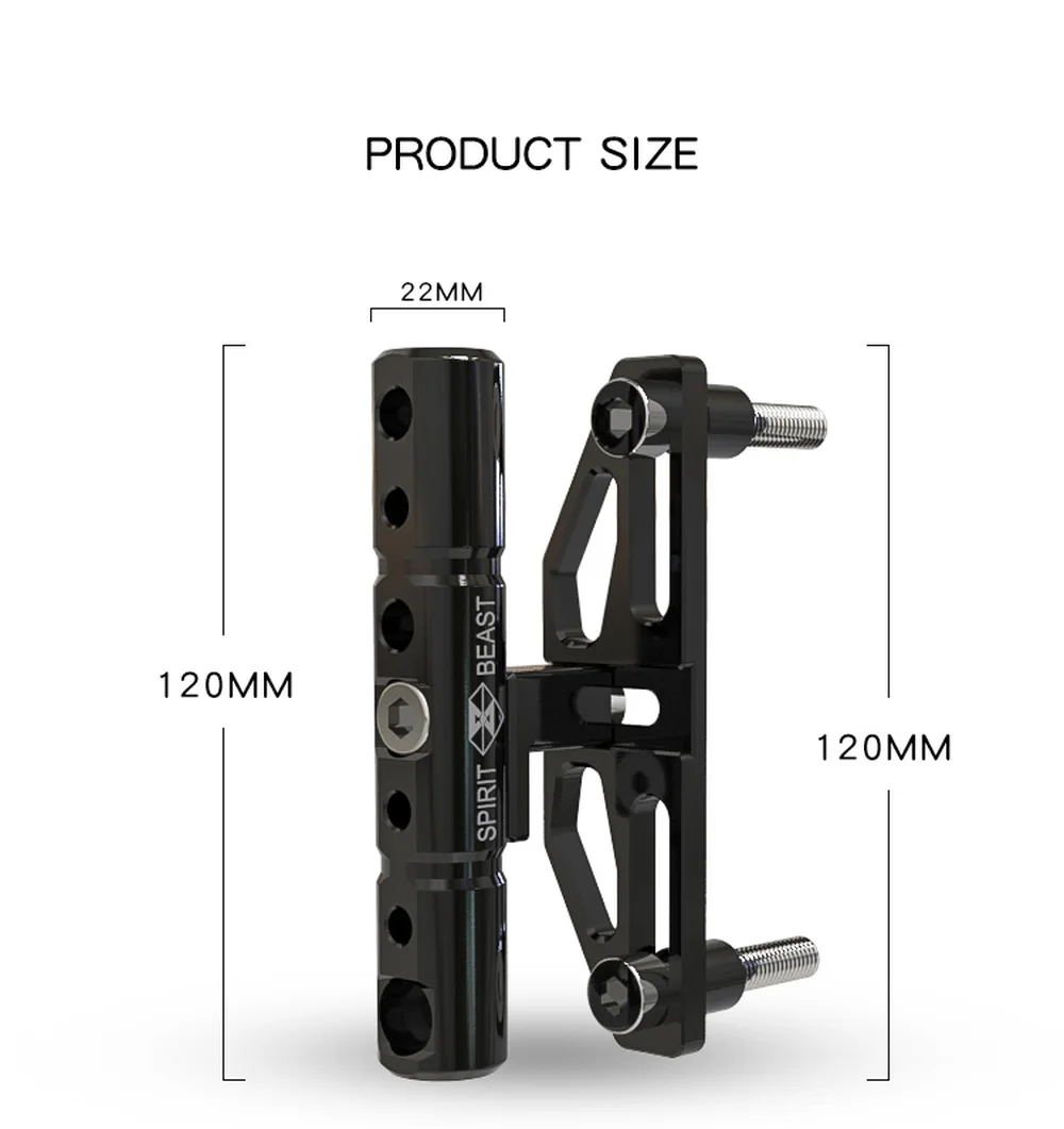 Универсальный кронштейн для телефона на руль мотоцикла скутера Spirit Beast держатель
