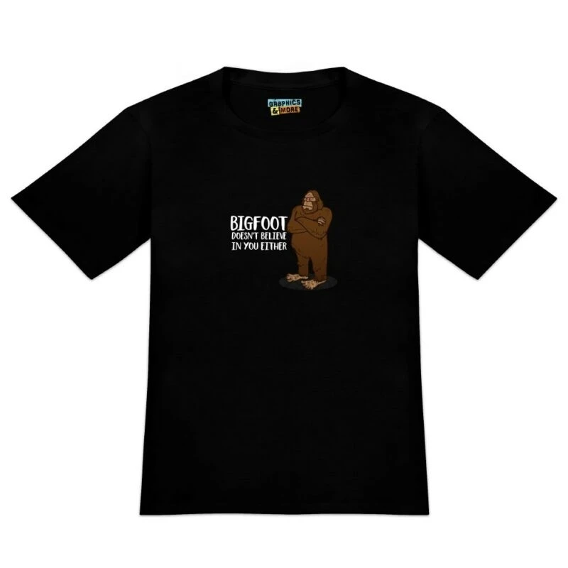 Bigfoot не верит в вас либо Мужская Новая футболка|Мужские футболки| |