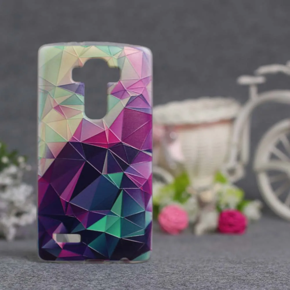 Мягкий чехол из ТПУ для LG G4 H811 H810 LS991 с 3D рельефным рисунком силиконовый Funda крышка