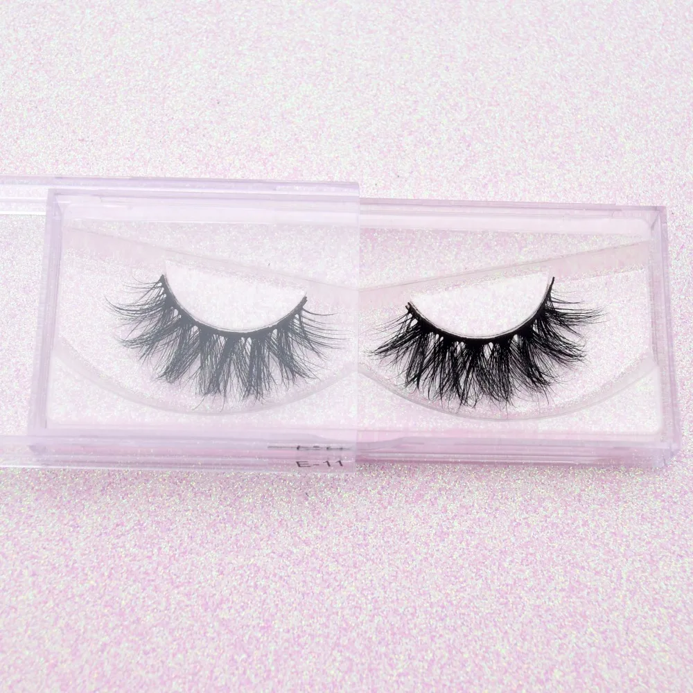 Натуральные норковые накладные ресницы Visofree толстые длинные для макияжа