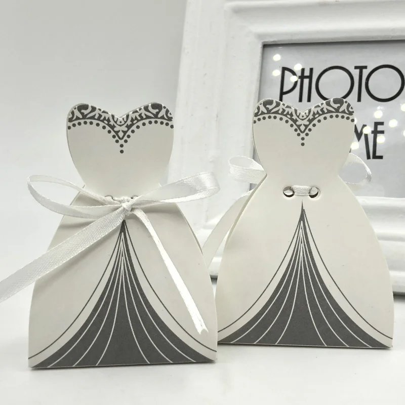 2018 New Free Shipping Hot Sale 100pcs Bride and Groom Wedding Favor Boxes Gift box Candy decoracao festa wedding souvenirs | Дом и сад