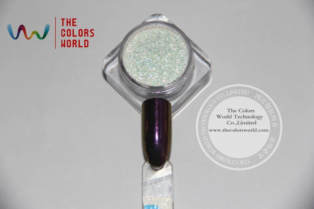 TCWB 164 золотисто красный специальная вспышка разноцветный перламутровый эффект