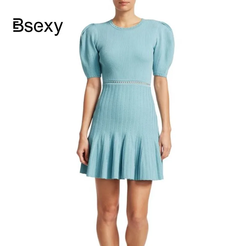 Брендовая Дизайнерская обувь Для женщин фасона рыбий хвост Вязание платье 2019