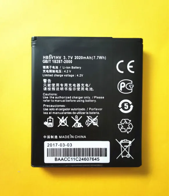 B TAIHENG 100% новый высокое качество HB5V1HV HB5V1 2020mAh аккумулятор для Huawei Honor Bee Y541 Y5C U02 y560 4 5