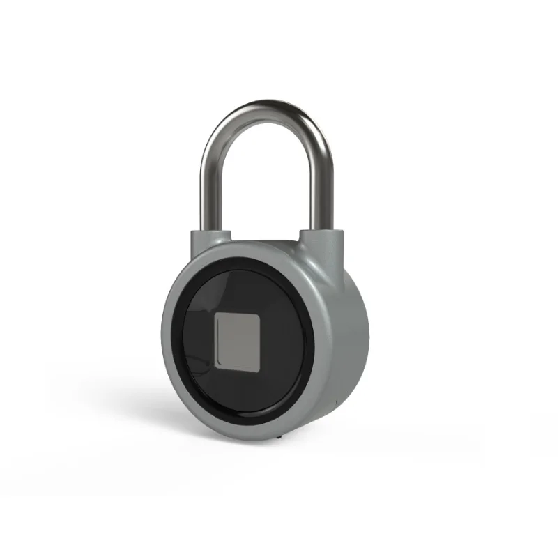 gray Водонепроницаемый БЕСКЛЮЧЕВОЙ портативный Bluetooth умный замок для отпечатков пальцев замок Противоугонный iOS Android приложение контроль двери навесной замок для шкафов - Цвет: gray