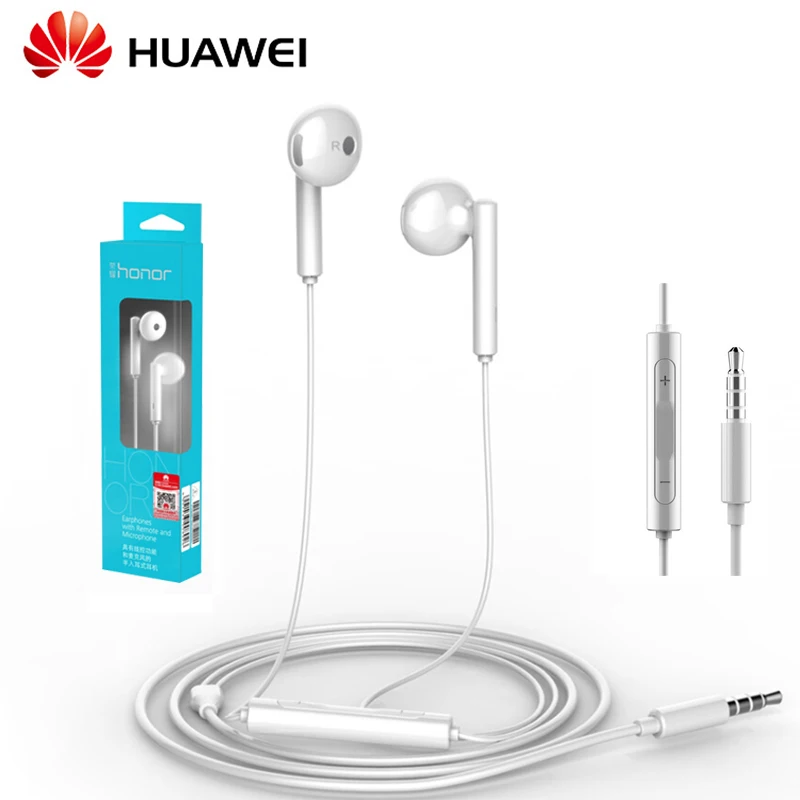 Honor huawei AM115 наушники-вкладыши с микрофоном длина 1 м проводной контроллер динамик