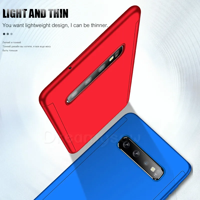 BALMORA Phone Case for Samsung Galaxy S10 S9 S8 plus case S7 Edge cover 360 Degree samsung S10E Note 8 9 Protection Cases |